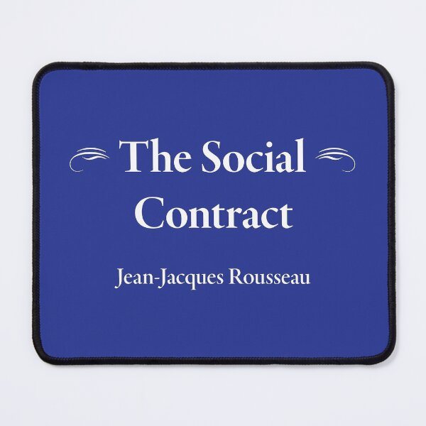Item preview, Jean-Jacques Rousseau, The Social Contract, Classic Literature designed and sold by CharlottePlaceArt.