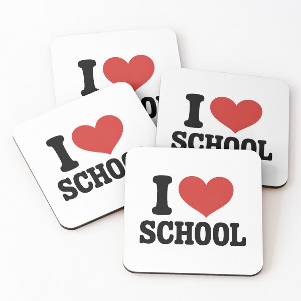 Item preview, Copy of I Love School Red Heart Typography designed and sold by MonkiFlipp.