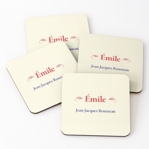 Item preview, Jean-Jacques Rousseau, Émile, Classic Literature designed and sold by CharlottePlaceArt.