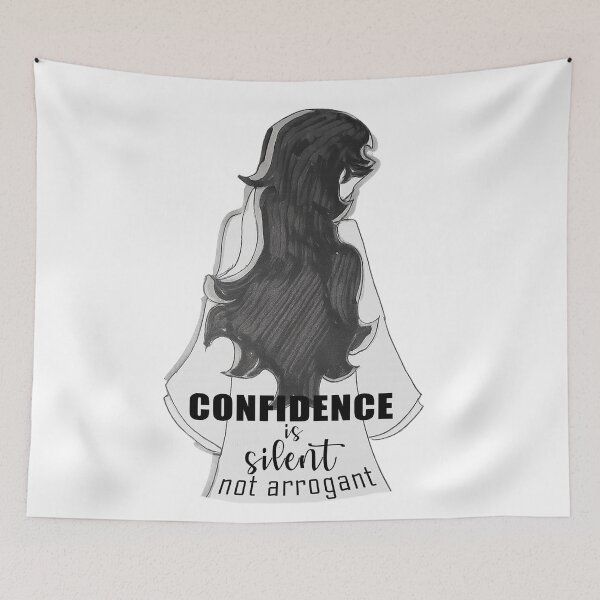Item preview, Confidence is silent not arrogant designed and sold by Daizyner.