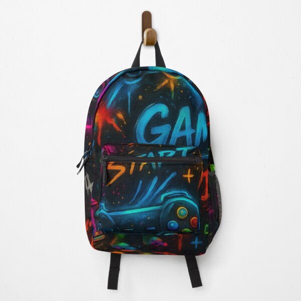 Item preview, Elite Graffiti Gaming Pattern – Street Art Vibes with Controllers & Spray designed and sold by ezsketch25.