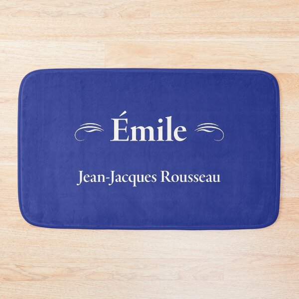 Item preview, Jean-Jacques Rousseau, Émile, Classic Literature designed and sold by CharlottePlaceArt.