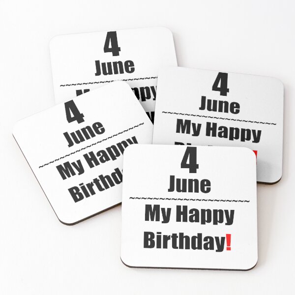 Artikelvorschau, 4. Juni Geburtstag entworfen und verkauft von ariksworld.