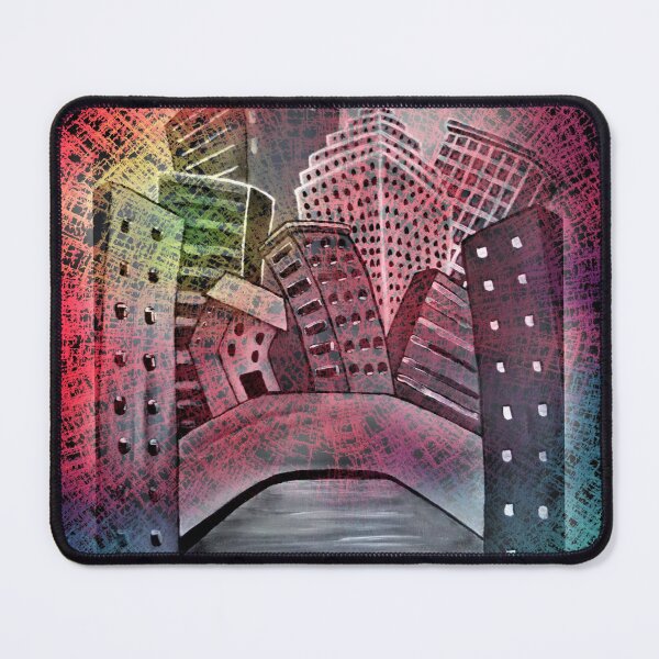 Item preview, Crosshatched City designed and sold by Yolanda Caporn Art.