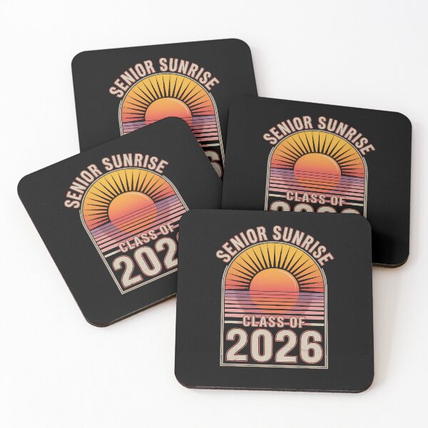 Artikelvorschau, Abschlussklasse 2026 Senior Sunrise Retro Vintage Sunset Design entworfen und verkauft von Stock4U.