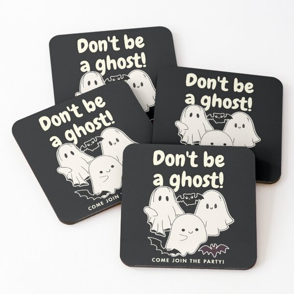 Item preview, Friendly Ghosts and Bats "Join the Party" Graphic designed and sold by SplashTastic.