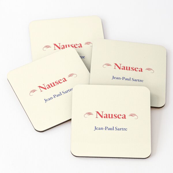 Item preview, Jean-Paul Sartre, Nausea, Classic Literature designed and sold by CharlottePlaceArt.