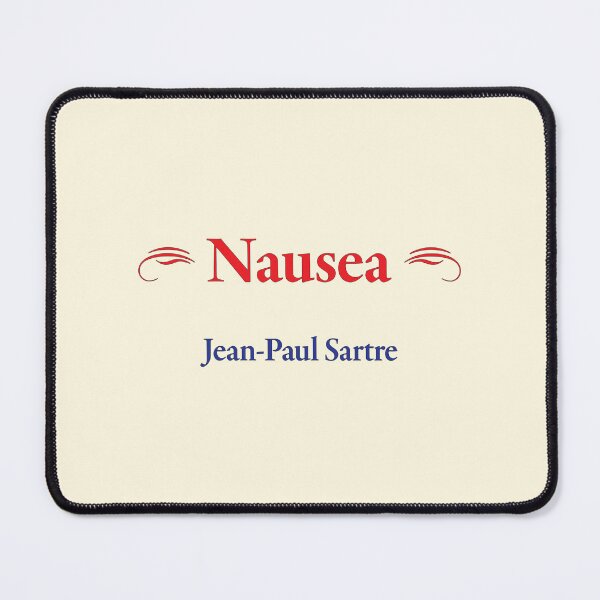 Item preview, Jean-Paul Sartre, Nausea, Classic Literature designed and sold by CharlottePlaceArt.
