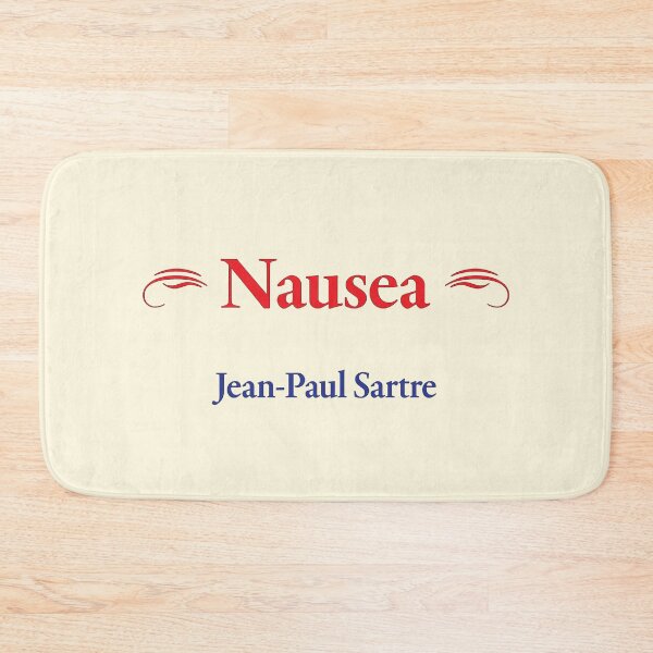 Item preview, Jean-Paul Sartre, Nausea, Classic Literature designed and sold by CharlottePlaceArt.