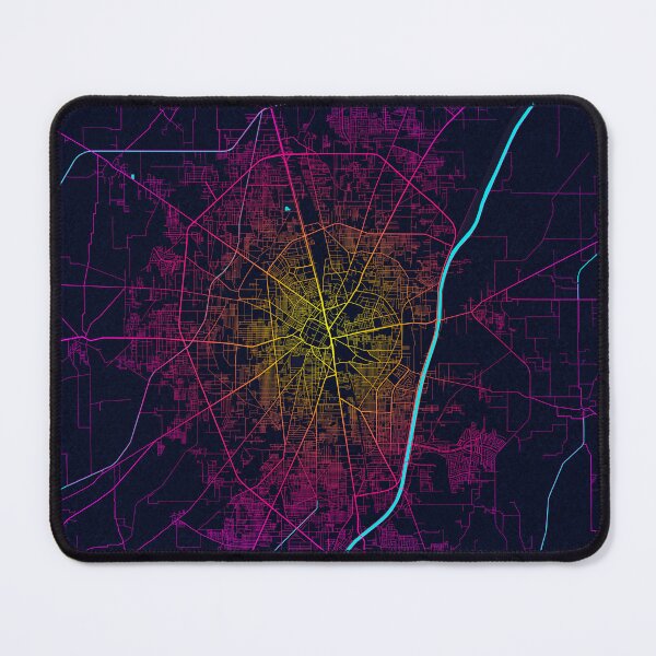 Item preview, Gujranwala City Map of Punjab, Pakistan - Neon designed and sold by deMAP.