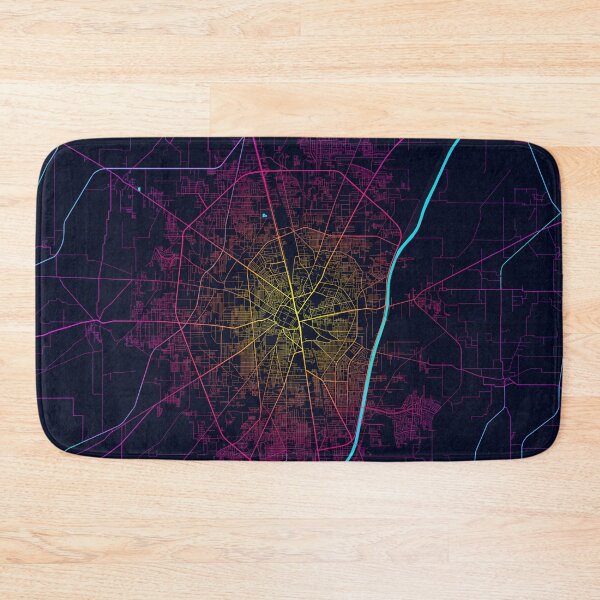 Item preview, Gujranwala City Map of Punjab, Pakistan - Neon designed and sold by deMAP.