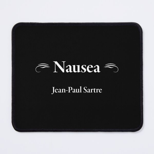 Item preview, Jean-Paul Sartre, Nausea, Classic Literature designed and sold by CharlottePlaceArt.