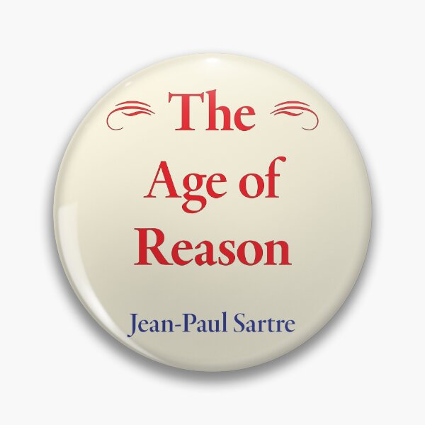 Item preview, Jean-Paul Sartre, The Age of Reason, Classic Literature designed and sold by CharlottePlaceArt.