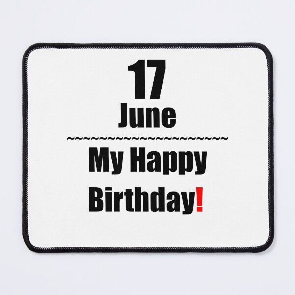 Item preview, 17 June Birthday designed and sold by ariksworld.