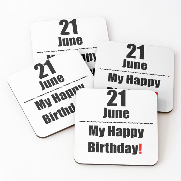 Item preview, 21 June Birthday designed and sold by ariksworld.