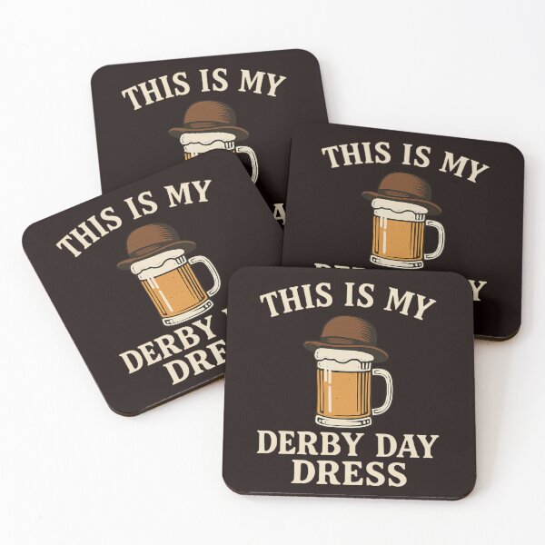 Item preview, This Is My Derby Day Dress – Funny Beer Mug & Hat Graphic designed and sold by FrameFlow.