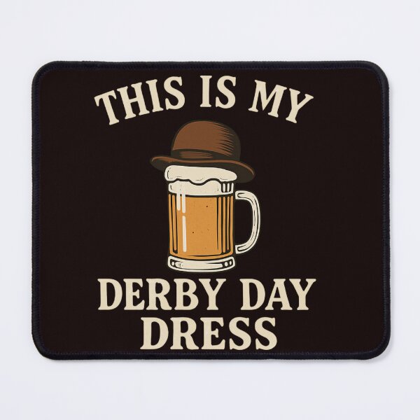 Item preview, This Is My Derby Day Dress – Funny Beer Mug & Hat Graphic designed and sold by FrameFlow.