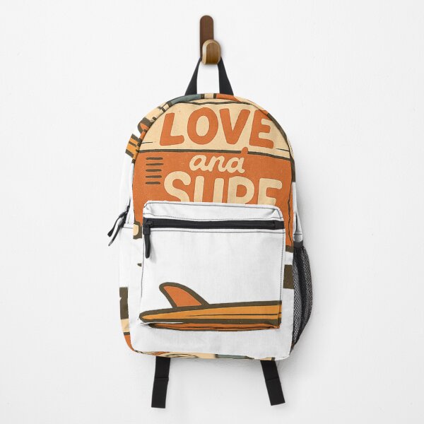 Item preview, Love and Surf Retro Van with Surfboards Design designed and sold by haitrieuic96.