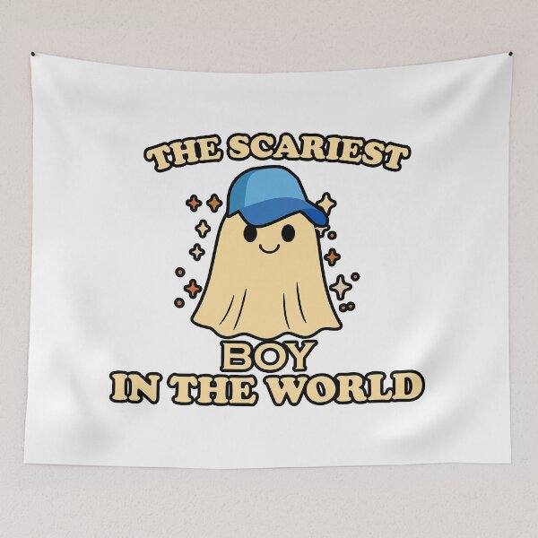 Item preview, The Scariest Boy in the World - Halloween Gift designed and sold by Prints-by-Olaf.