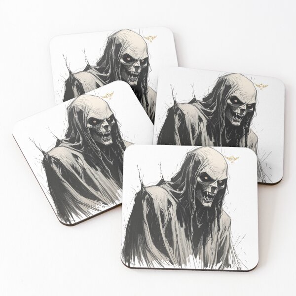 Item preview, Dark Halloween Grim Reaper Skull Horror Art designed and sold by DM.