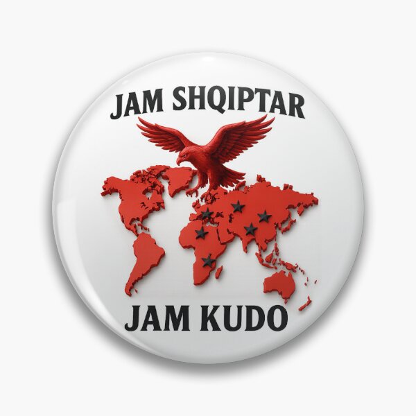 Item preview, Albanian Eagle – Jam Shqiptar Jam Kudo World Map Design designed and sold by Ojnid Abazaj.