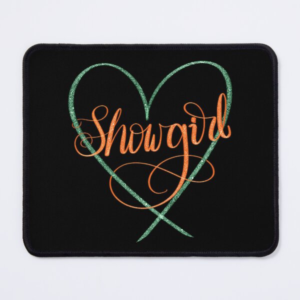 Item preview, Showgirl Sparkle Heart - Orange Mint designed and sold by IcyScribbles.
