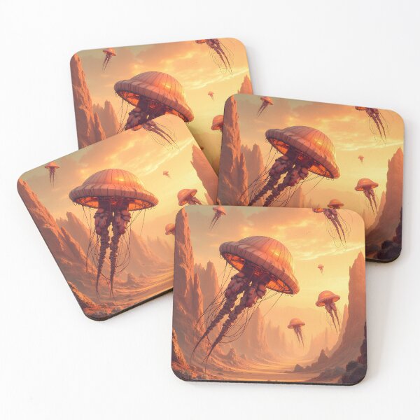 Item preview, Celestial Jellyfish Migration designed and sold by oanaunciuleanu.