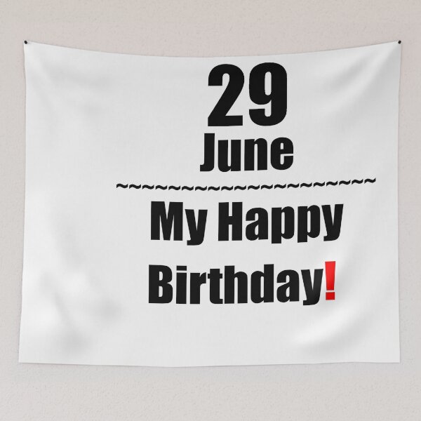 Item preview, 29 June Birthday designed and sold by ariksworld.