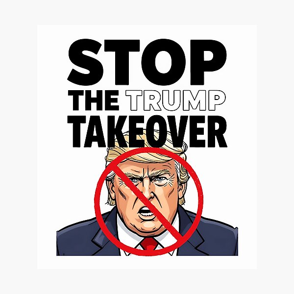 Item preview, Stop The Trump Takeover  designed and sold by HowToCanadian.