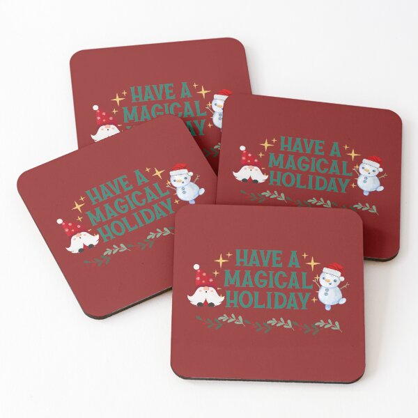 Item preview, A cute shirt with a gnome and snowman design that says HAVE A MAGICAL HOLIDAY. designed and sold by apple-tea.