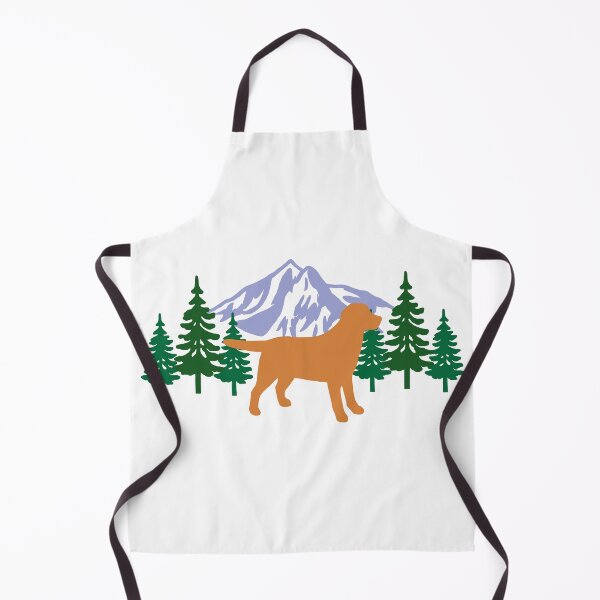 Item preview, Red Fox Labrador Silhouette Evergreen designed and sold by HappyLabradors.