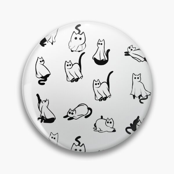 Item preview, Halloween Ghost Cat Cute Retro Spooky Bundle designed and sold by Jcat7.