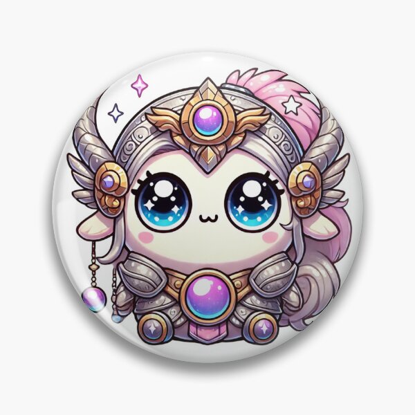 Item preview, Magical Chibi Warrior – Kawaii Fantasy Illustration designed and sold by Nellhya.