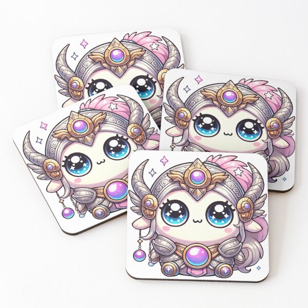 Item preview, Magical Chibi Warrior – Kawaii Fantasy Illustration designed and sold by Nellhya.