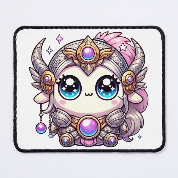 Item preview, Magical Chibi Warrior – Kawaii Fantasy Illustration designed and sold by Nellhya.