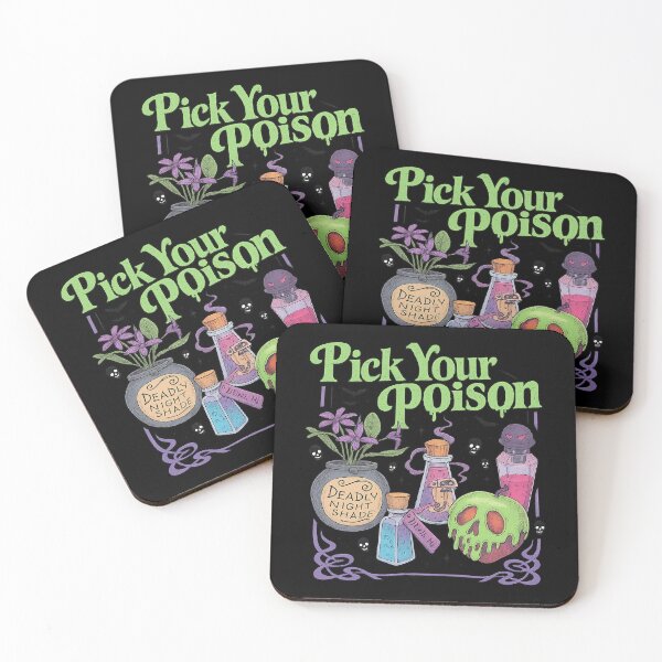 Item preview, Pick Your Poison Vintage, Princess Halloween, Kuzco Poison Apple, Spooky Season, Villain Cartoon designed and sold by toongstudio.