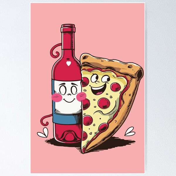 Item preview, Pizza and Bottle Love designed and sold by After De Moment.