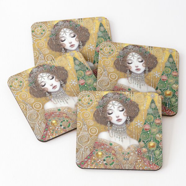 Item preview, Enchanted Christmas Goddess Art designed and sold by Yves Artico.