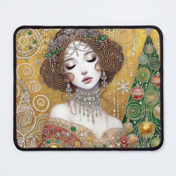 Item preview, Enchanted Christmas Goddess Art designed and sold by Yves Artico.
