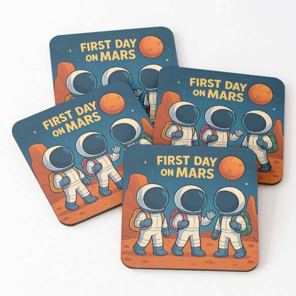 Item preview, First Day on Mars designed and sold by HEERMANArt.