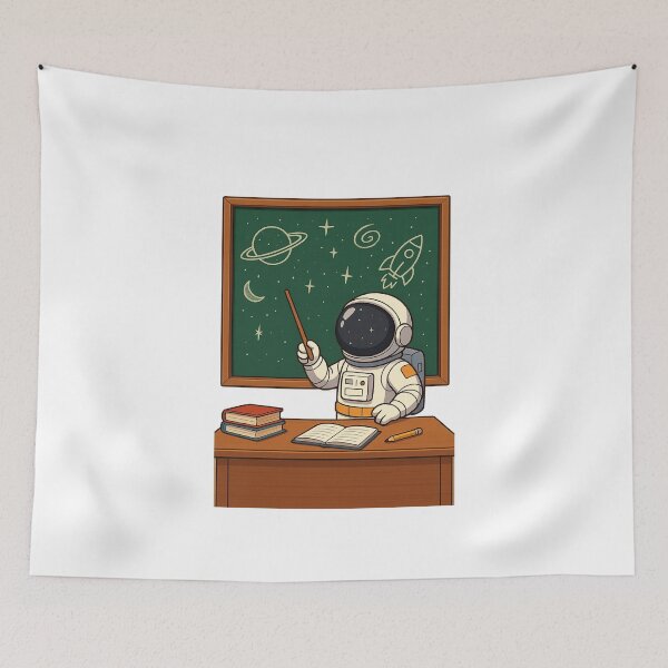 Item preview, Galactic Teacher: Astronaut in Class designed and sold by HEERMANArt.