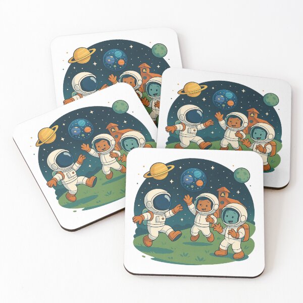 Item preview, Cosmic Playground: Astronaut Kids designed and sold by HEERMANArt.