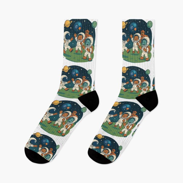Item preview, Cosmic Playground: Astronaut Kids designed and sold by HEERMANArt.