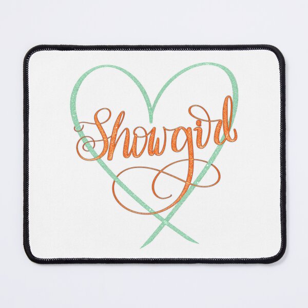 Item preview, Showgirl Sparkle Heart - Orange Mint designed and sold by IcyScribbles.