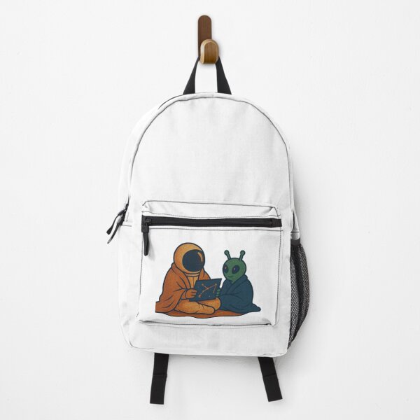 Item preview, Cosmic Reading: Astronaut & Alien Under the Star Map designed and sold by HEERMANArt.