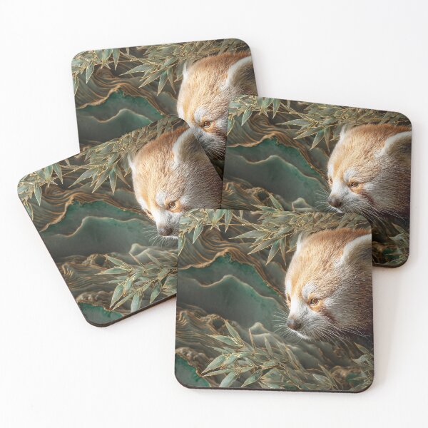 Item preview, Red Panda in a bamboo forest designed and sold by ImaConnection.