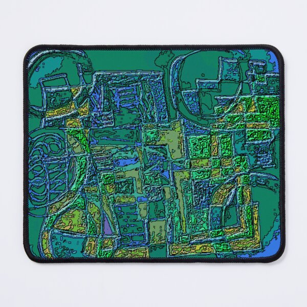 Item preview, El negro y el blues dibujan opuestos abstractos designed and sold by SmashingDeals.