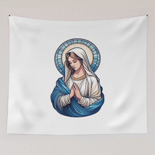 Item preview, Virgin Mary: Pray for Us Catholic designed and sold by Tekweni.