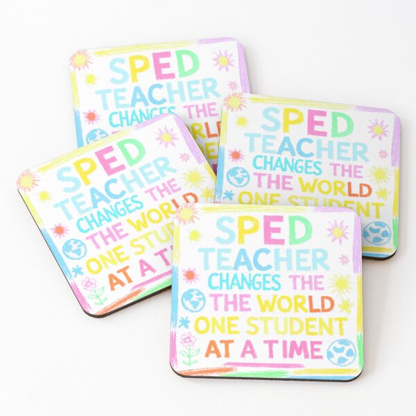 Item preview, SPED Teacher Changes The World One Student at a Time designed and sold by SynizesisShop.