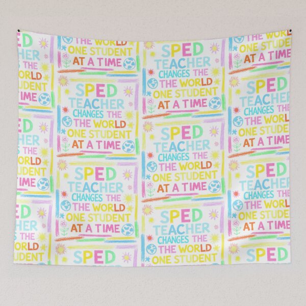 Item preview, SPED Teacher Changes The World One Student at a Time designed and sold by SynizesisShop.
